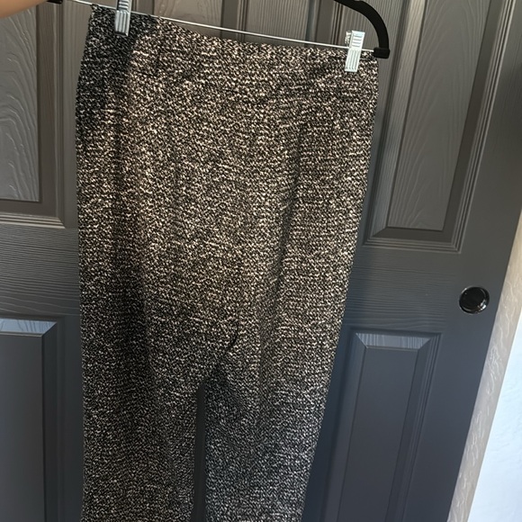 Express High Waist Paperbag Pant black white pattern 4 R - Picture 3 of 3